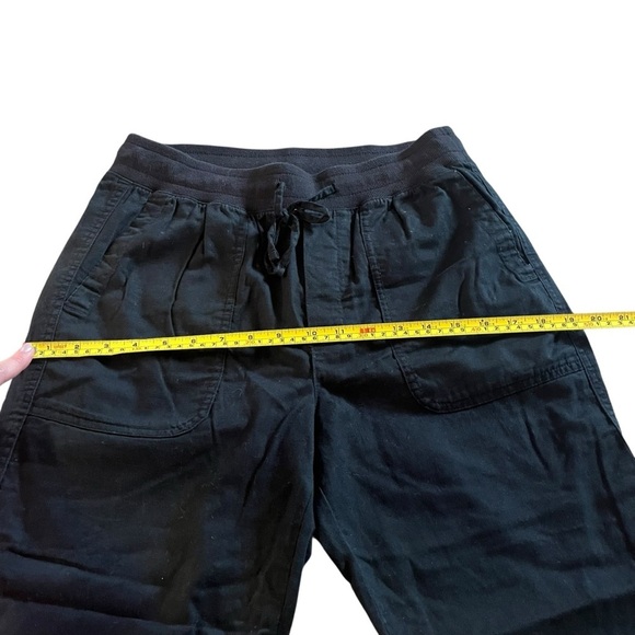GAP black cotton jogger pants | size small | pull-on drawstring waist | cotton - Picture 7 of 11